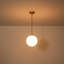 Luminaires suspendus sphériques en verre 1 lumière