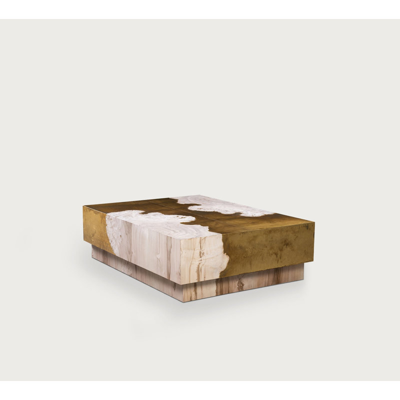 Aurum Coffee Table, Bleached Milpa