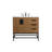 Eugene 36'' Single Bathroom Vanity with Engineered Marble Top-529394465