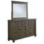 Commode 7 tiroirs avec miroir Emylah