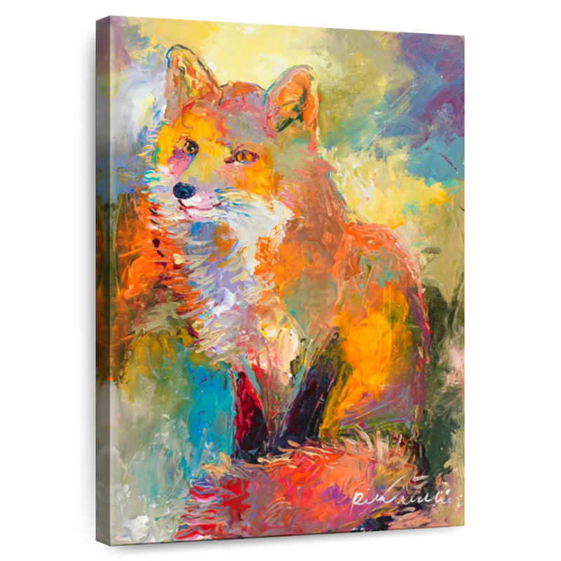 Wild Fox, 12" H x 8" W