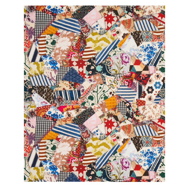 Schumacher x Johnson Hartig Hotch Potch Crazy Quilt Fabric
