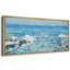 Plage côtière, vagues de l'océan, bleu vif-98042088-111176122