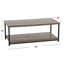 Table basse rectangulaire avec rangement Gateshead Jamestown-1781296339