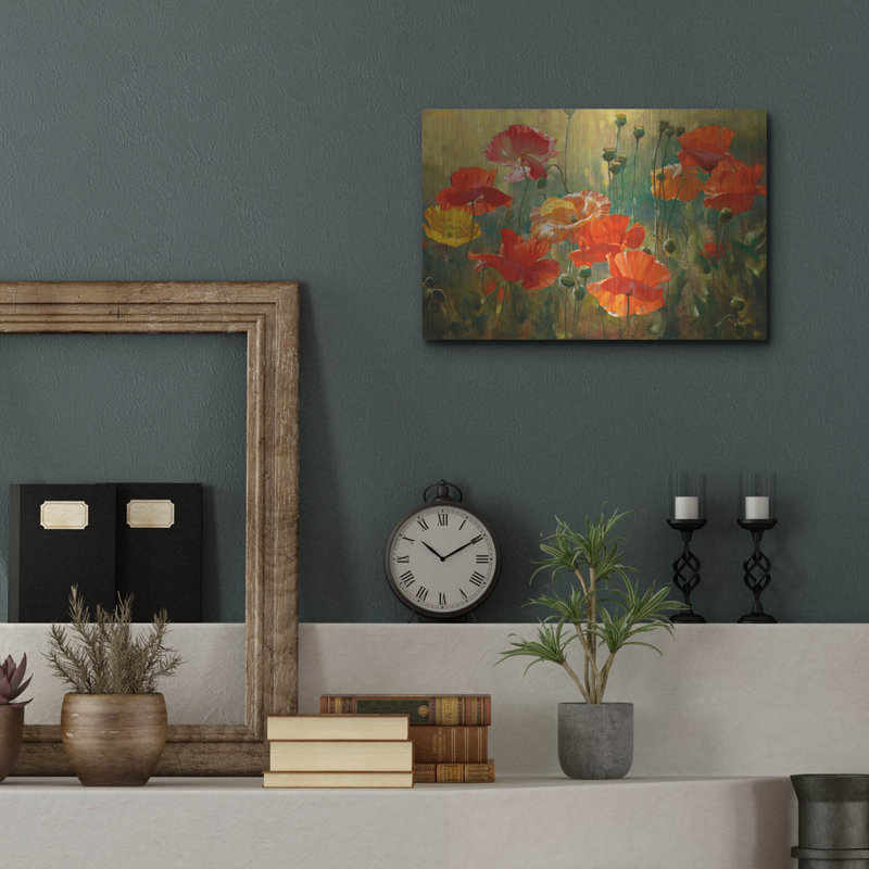 «Poppy Fields» par Emma Styles, H 12 po x l 16 po