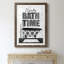Bath Time - Art textuel, cadre photo-519911208-519911211