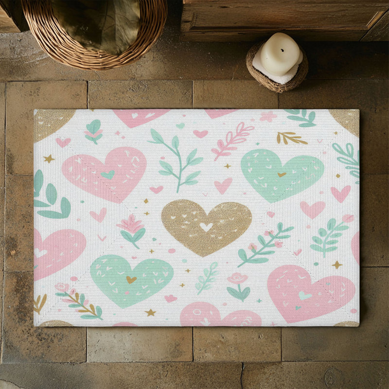Tapis tressé romantique, Rectangulaire 3 pi x 5 pi