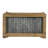 Rectangular Rustic Planter Of 2, Galvanized Metal And Wood Combination, L:20X14x11.5" S:17X12x10", Add - Inspired Elements To Your Indoor Outdoor Gardens 2 Box Frame Planters, Ethnic Touch Decor