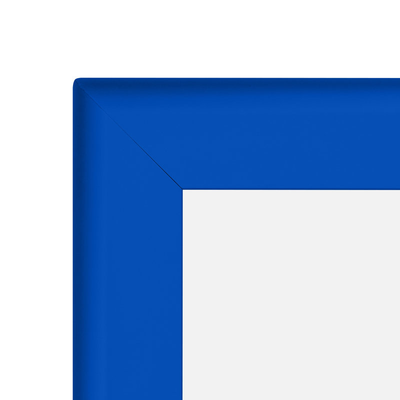 Cadre photo simple en métal, Bleu, 13 po x 20 po