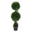 3' Artificial Double Ball Green Cedar Topiary.