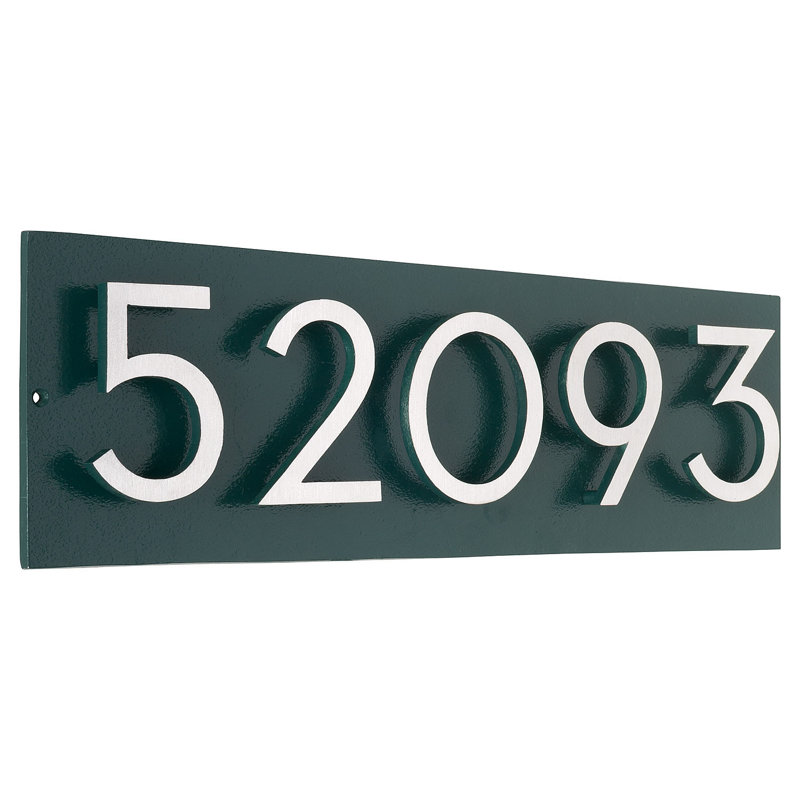 Rectangle Wall Plaque, Hunter Green/Two Tone, Yes