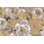 «Brushed Petals I Gold» par Pela - peinture sur toile tendue