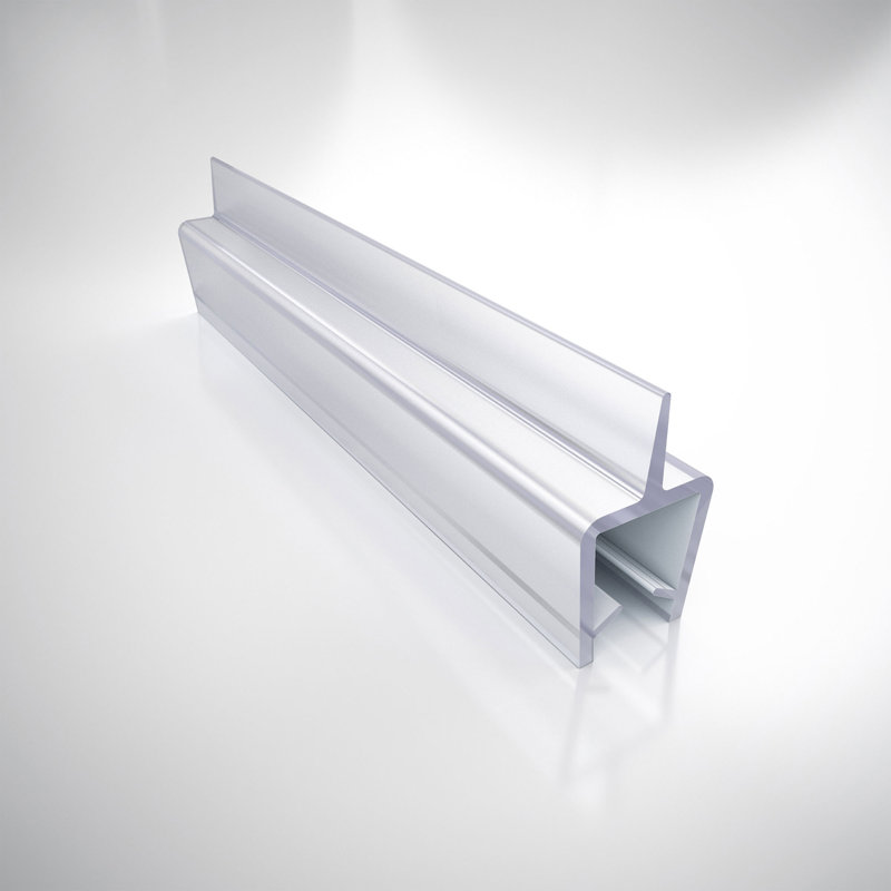 Vinyl Seal Door Sweep, 0.81" H x 1" W x 96" D