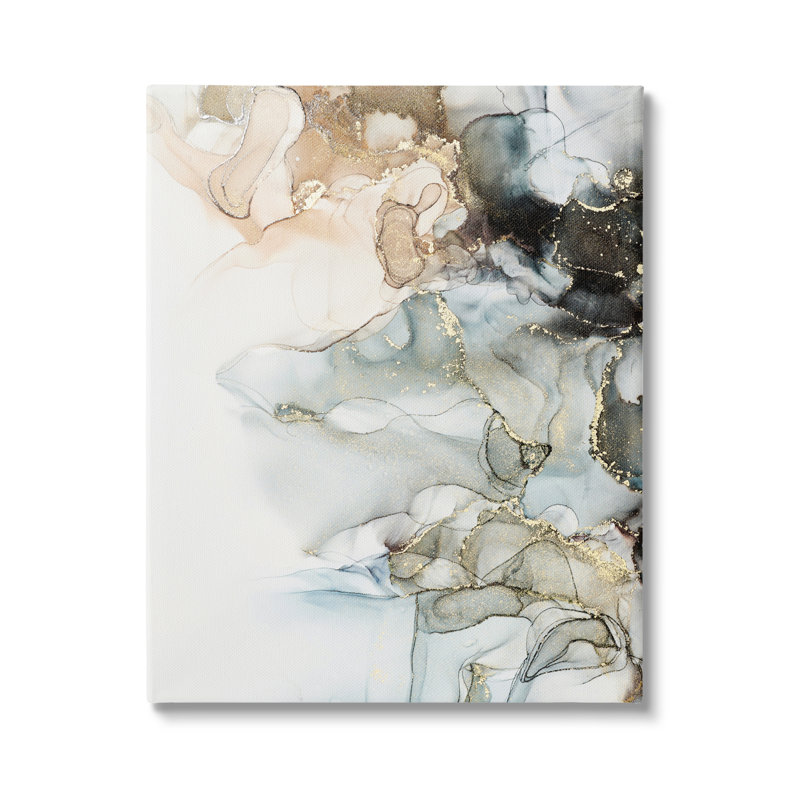 Conception d'art sur toile Stupell Industries Soft Ripples Abstraction par Incado, H 40 po x l 30 po x P 1,5 po