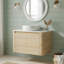 Meuble-lavabo mural de 30 po avec 2 portes à fermeture en douceur