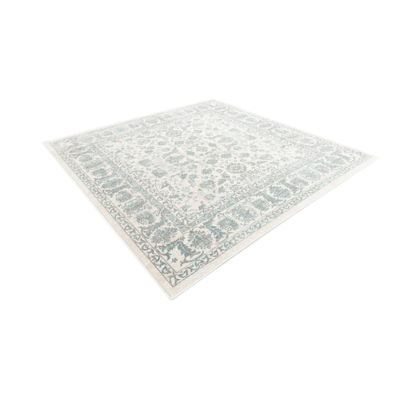 Agna Floral Indoor Rug, Square 7'10"