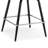 Modern Swivel Counter Height Bar Stools | Premium Faux Leather with 96° Recline, Outer Footrest, Heavy-Duty Stools for Kitchen Island & Home Bar, Scratch & Noise-Free Base-130048885-130048886