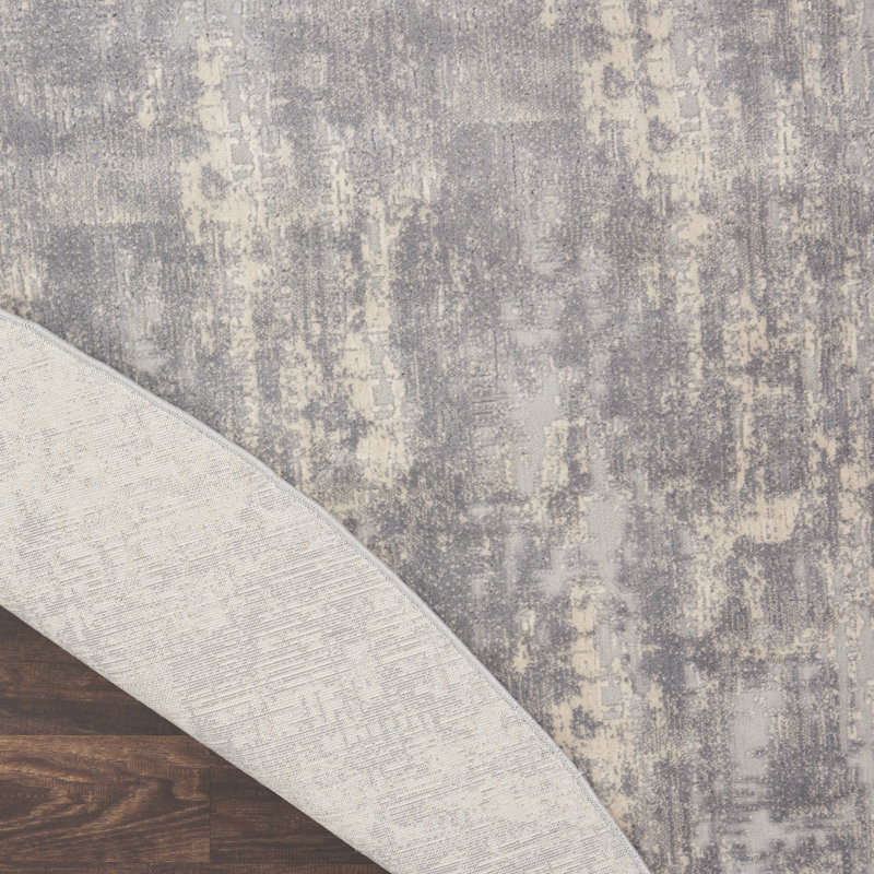 Julyn Abstract Indoor Rug, Round 7'10"