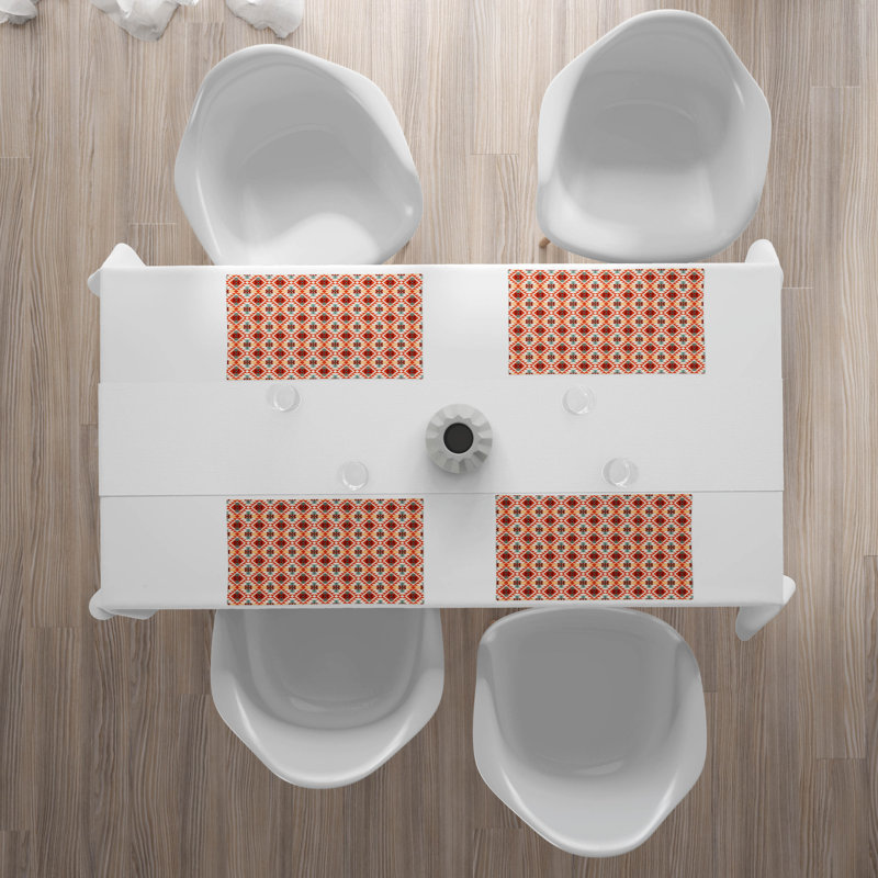 Polyester Abstract Rectangle Placemat