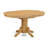5 Piece Kitchen Table Set for 4 Includes an Oval Dining Room Table with Butterfly Leaf and 4 Linen Fabric Upholstered Chairs, 42x60 Inch, Oak-36322892-124281012-124281014