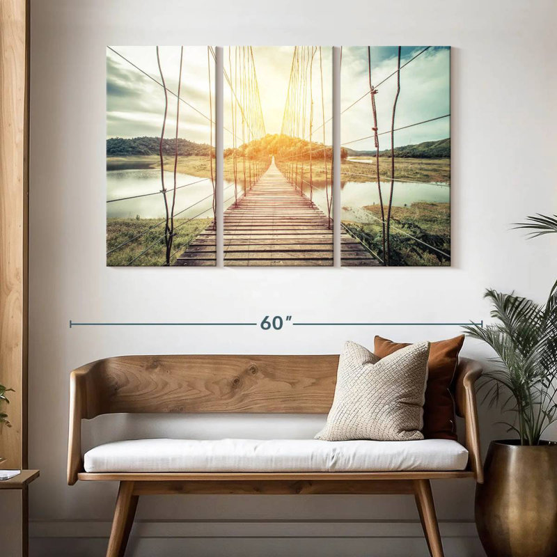 Lilie Rope Bridge, 32" H x 50" W