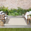 Tapis intérieur / extérieur ivoire Nourison Essentials-2125525304