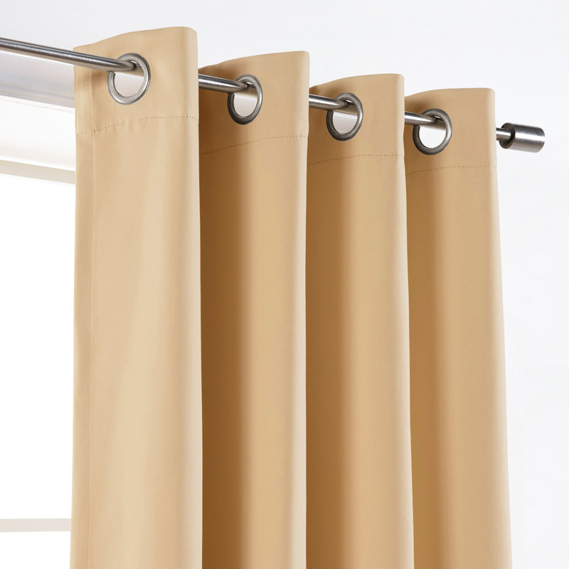 Schaeffer Blackout Sliding Panel Pair, 52" W x 84" L, Sunlight
