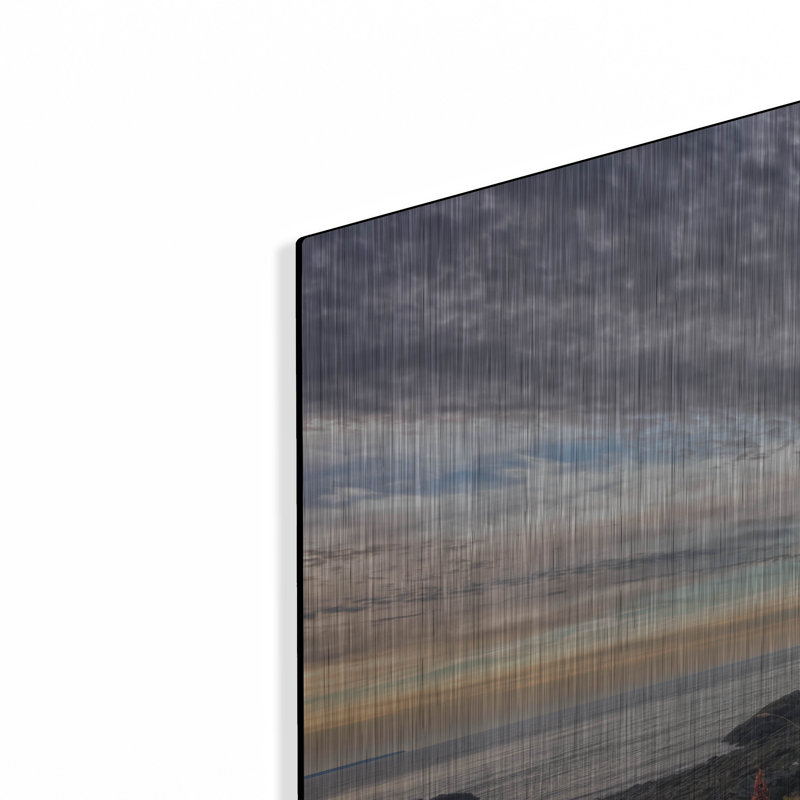 Mur de métal Breakwater Bay «West Quoddy Head Light» par Rick Berk, H 24 po x l 36 po
