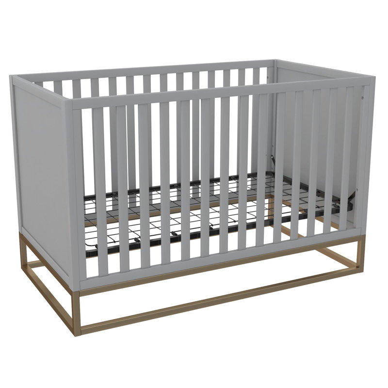 Burritt 1 Cot Bed, Dove Grey