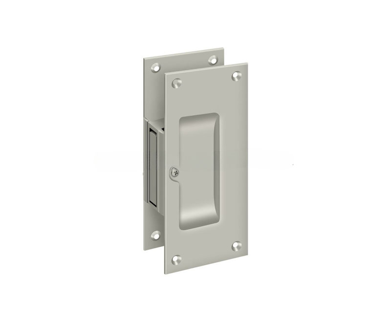 Brass Shutter / Door Accessory, Brushed Nickel