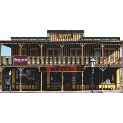 H13726 Tombstone Arizona Wild West Hotel