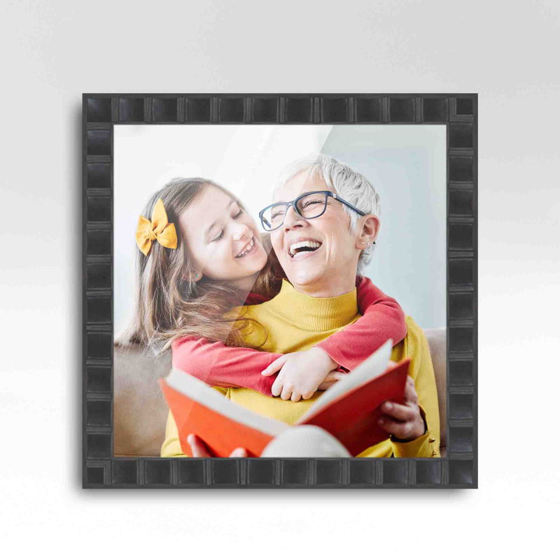 Cadre photo en bois massif Paeton, L 18 po x H 18 po