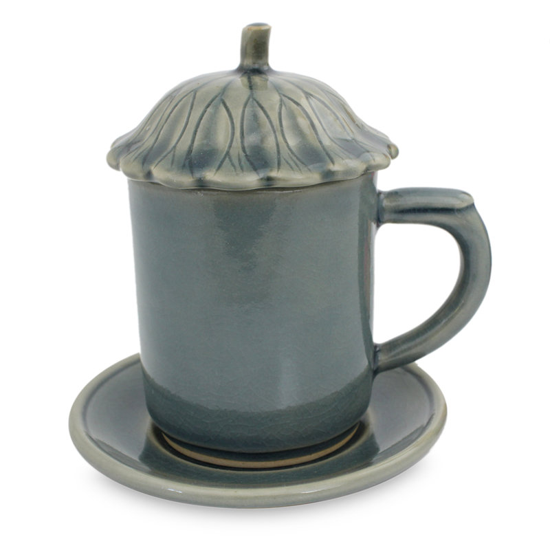 Tasse à café et soucoupe Apopka, clair