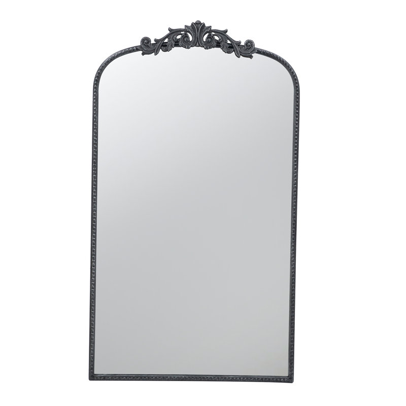 Arch Mirror, 41.7" x 24", Black