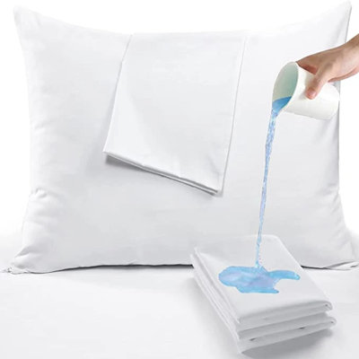 Housse de coussin en coton imperméable