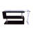 Lachlan Modular L-Shaped Glass Executive Desk-663337303