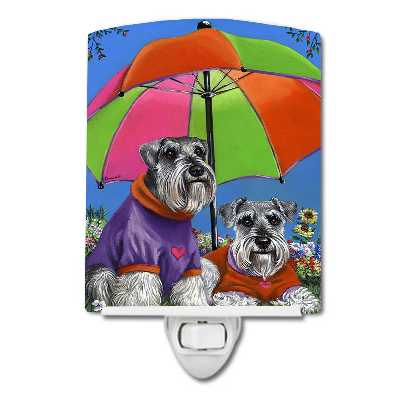 Veilleuse Westie, Schnauzer âmes sœurs