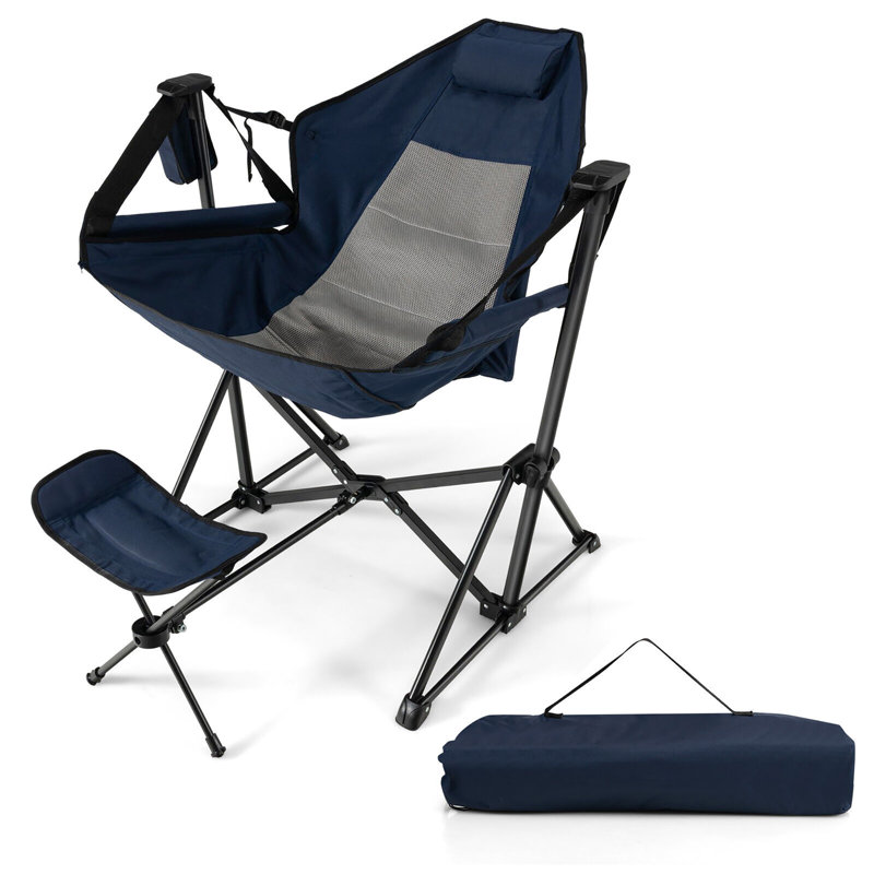 Nyier Folding Camping Chair, Navy