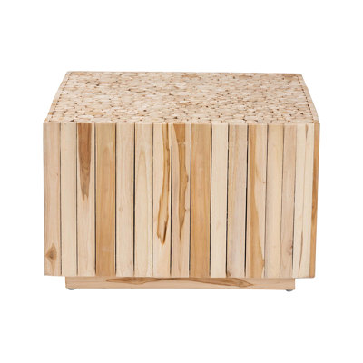 Bohemian Coffee Table With Unique Repurposed Wood Logs