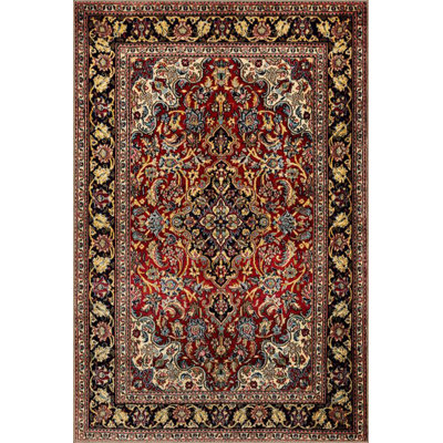 Tapis floral lavable à la machine