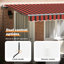 Brayden Studio 200cm D Retractable Door / Window Awning-759536321-759536331