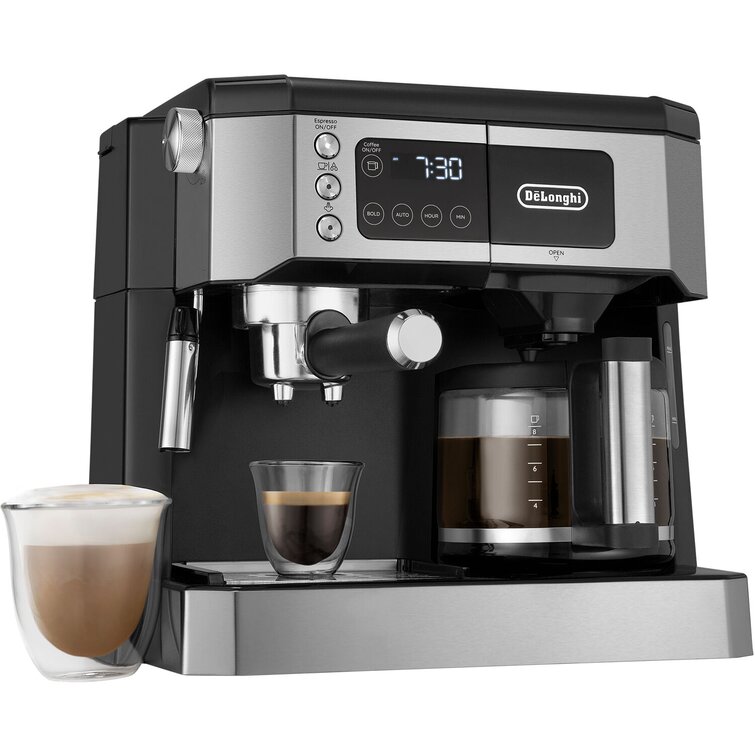 DeLonghi Coffee and Espresso Combo Brewer & Reviews