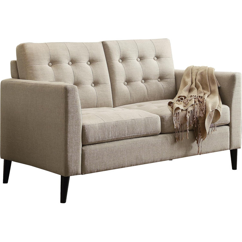 Canapé de salon, canapé double, beige