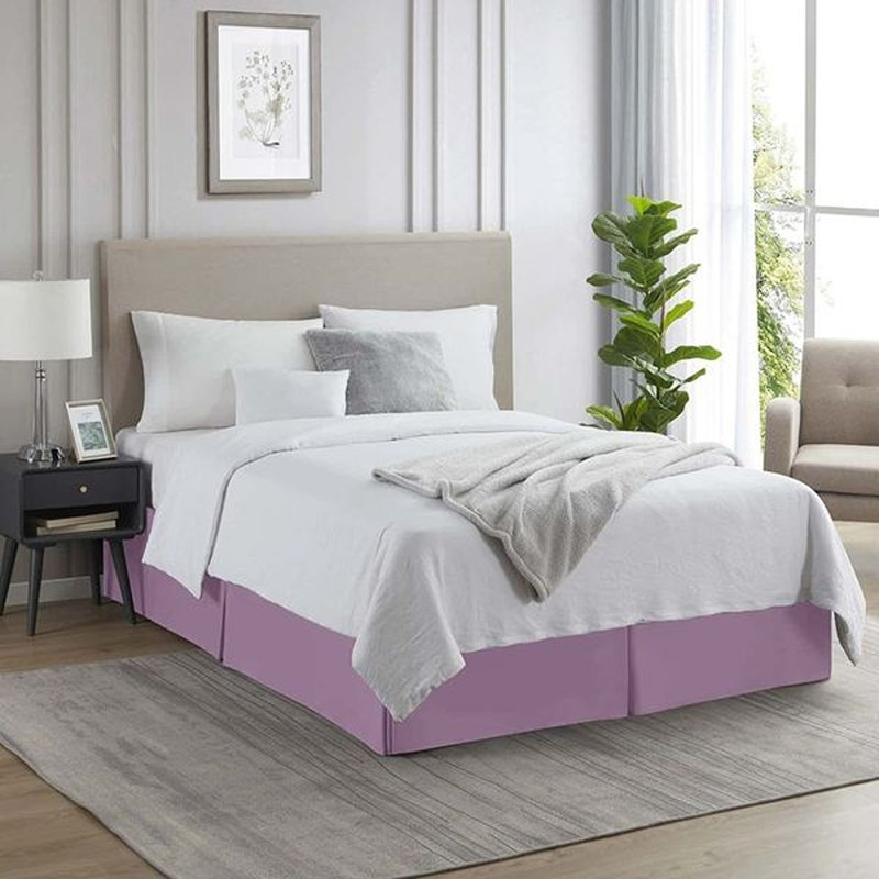 Luxury Pleated 14" Bed Skirt, Lavender Dream, Full XL