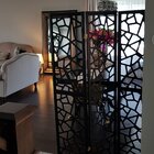 Lark Manor Brigham 52'' W x 70.25'' H 3 - Panel Folding Room Divider ...