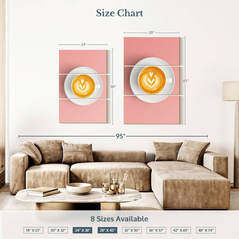 Yarlin Aesthetic Coffee, 38" H x 24" W
