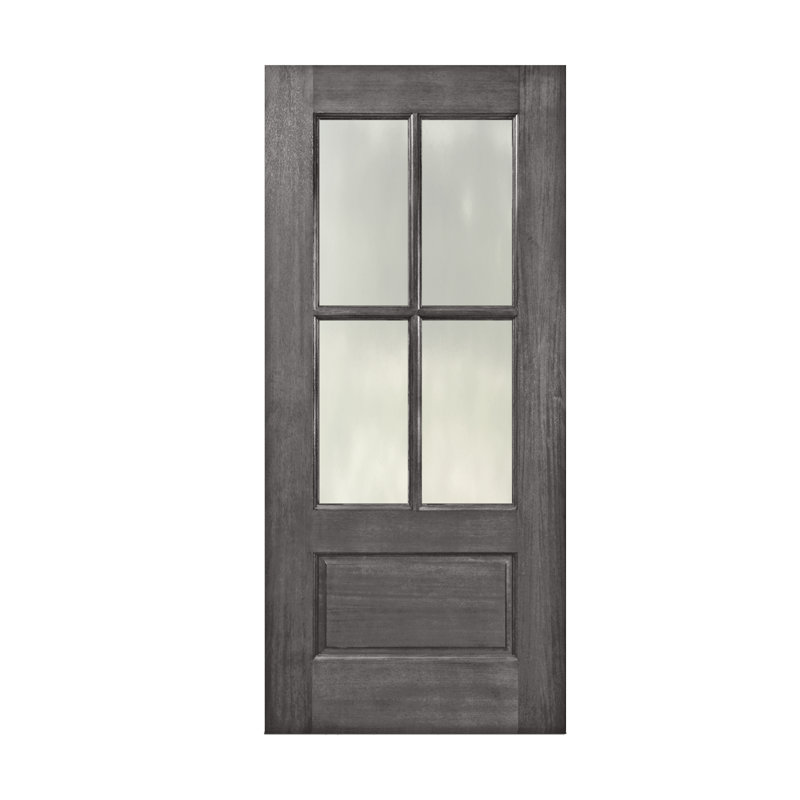 Porte d'entrée en acajou 32 Lite, Gris hibou