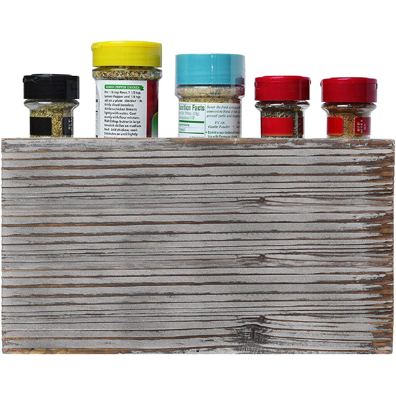 18 Jar Wood Spice Rack