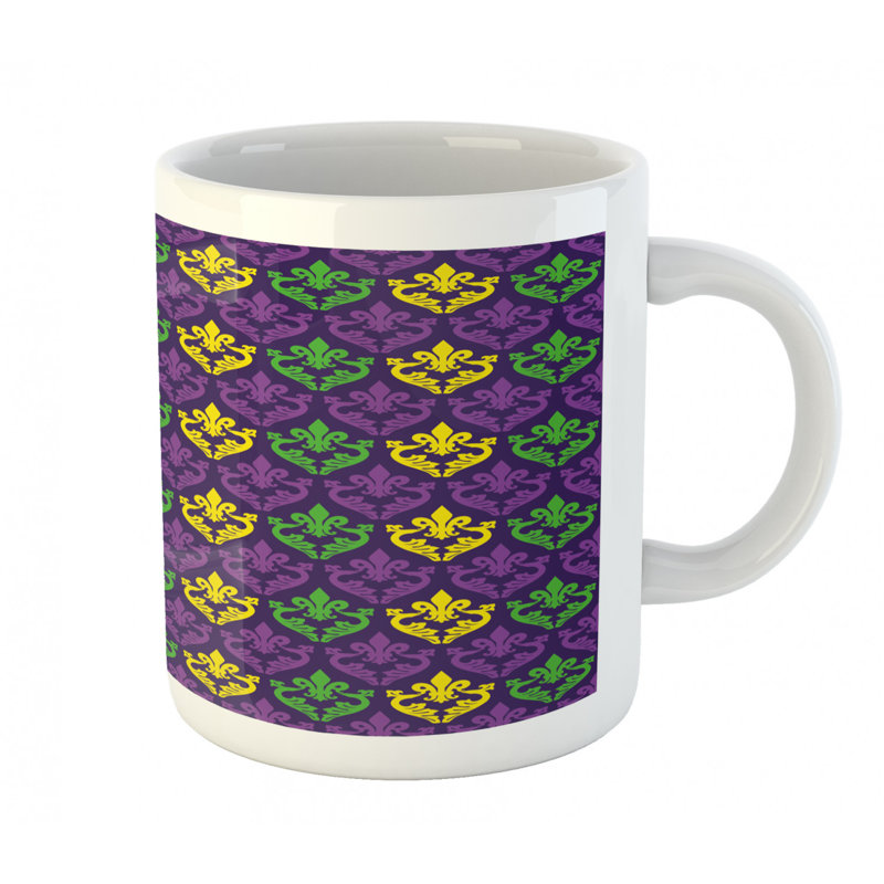 Grande tasse à café mardi gras