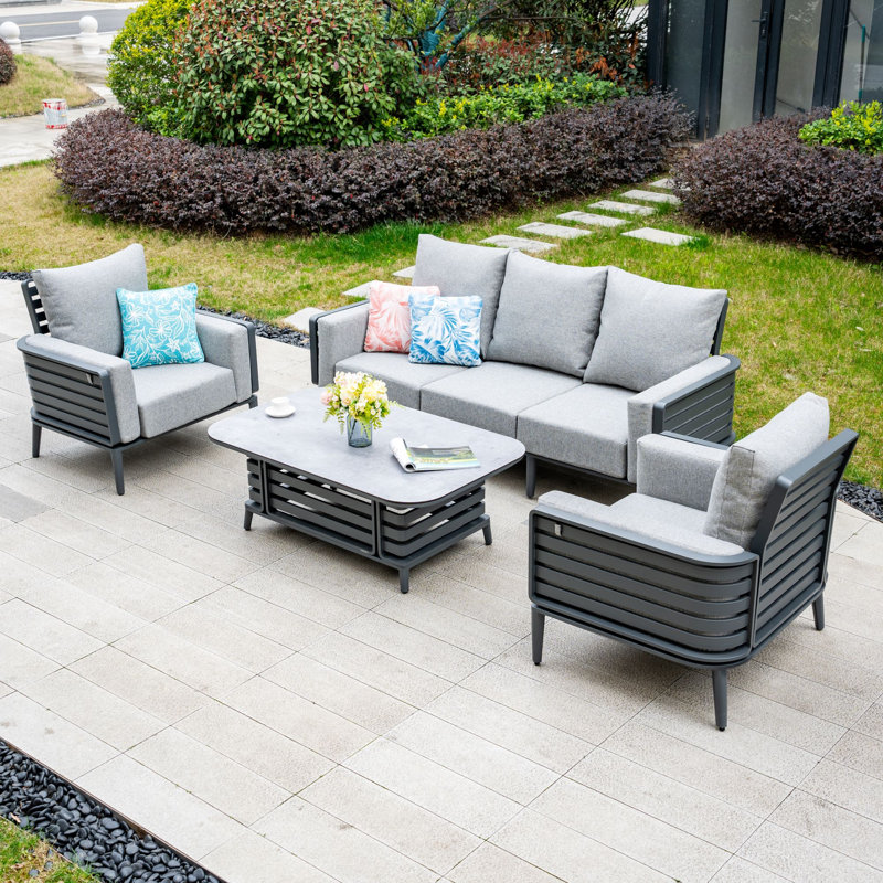 Mimo 4-piece Aluminium Outdoor Sofa Set
